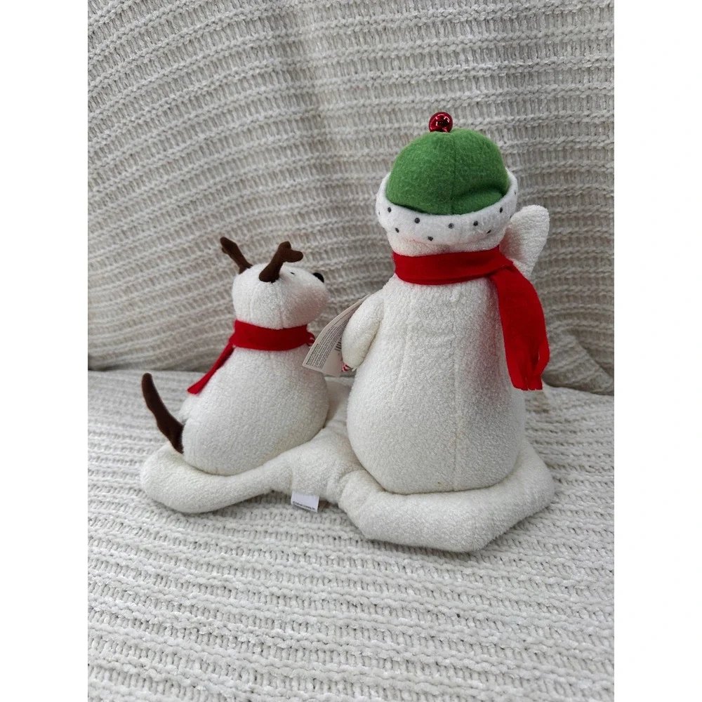 Hallmark‎ Jingle Pals Snowman Dog Plush Animated Singing Dancing Christmas Toy